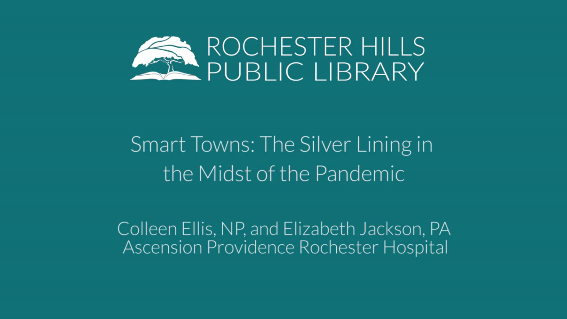 Smart Towns: The Silver Lining in the Midst of the Pandemic